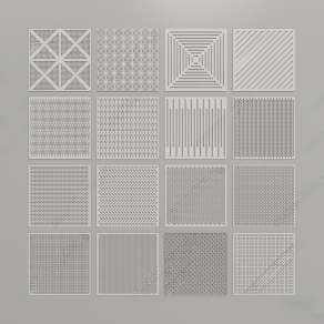 现代冲孔板3D模型下载